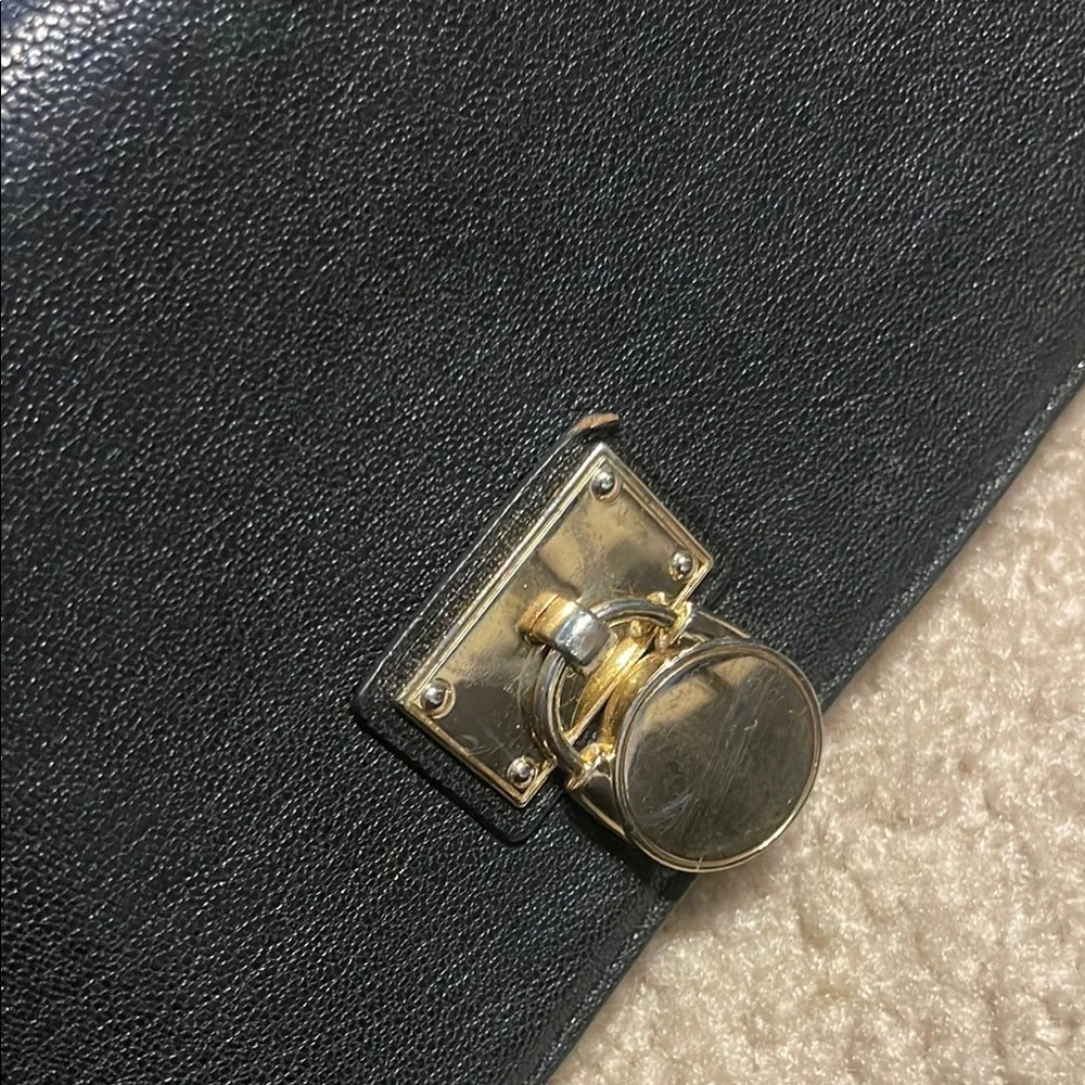 Michael Kors Black Leather Zip-Around Wallet